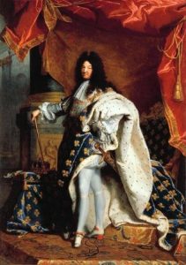 Было запрещено поворачиваться спиной к портрету Людовика XIV