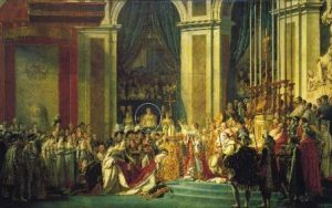«Коронация Наполеона» не правдоподобный холст