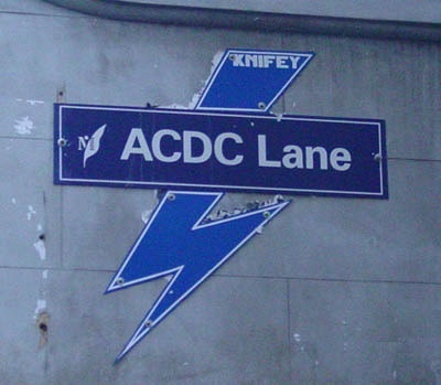 AC / DC Street в Мельбурне